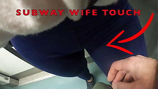 My Wife Let Older Unknown Cadger to Touch will not hear of Pussy Lips Over will not hear of Spandex Leggings close by Underground railway