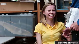 Teenrobbers.com: Scrawny Teen Bother A Guard with an increment of Got Punished